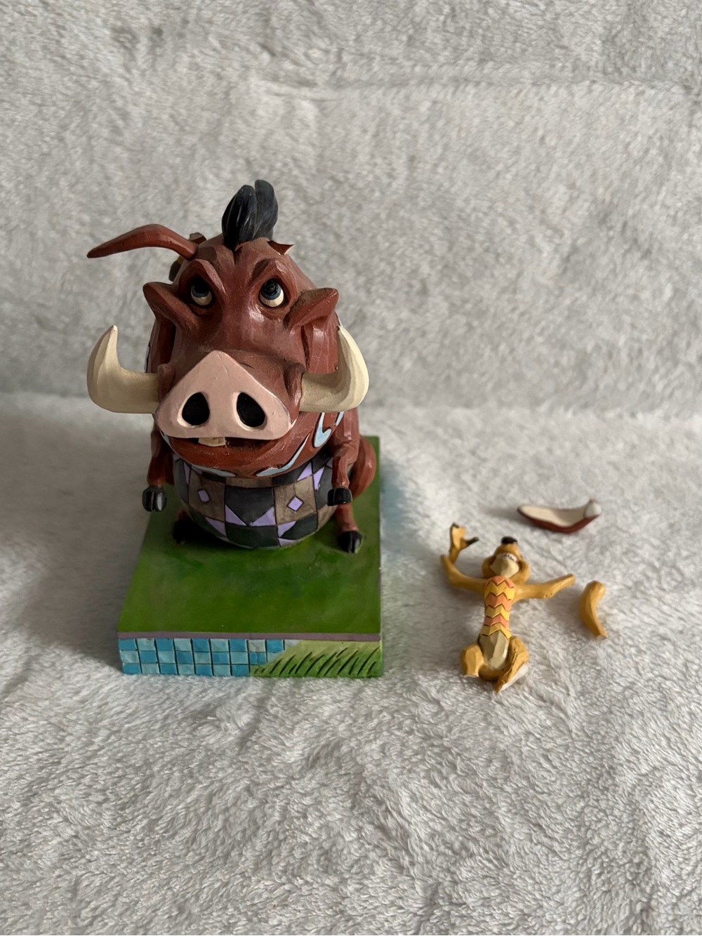 Jim Shore Disney Traditions Carefree Cohorts Lion King Timon Pumba #4054281